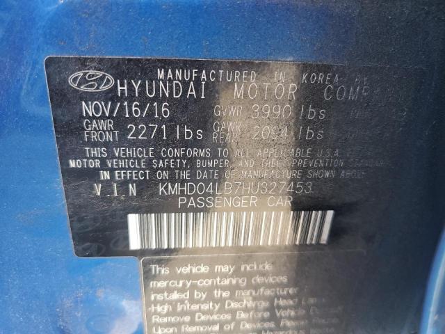 Photo 9 VIN: KMHD04LB7HU327453 - HYUNDAI ELANTRA SP 