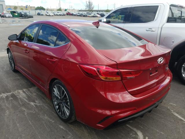 Photo 2 VIN: KMHD04LB7JU679535 - HYUNDAI ELANTRA SP 