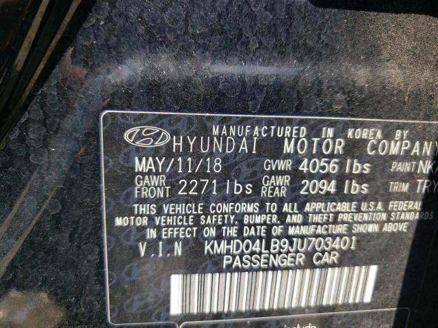 Photo 9 VIN: KMHD04LB9JU703401 - HYUNDAI ELANTRA SP 