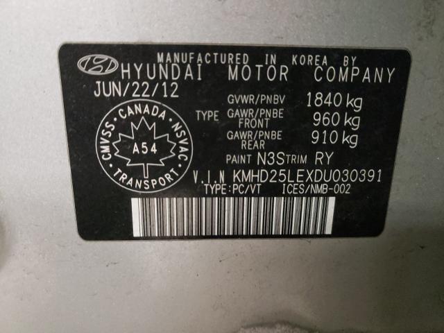 Photo 9 VIN: KMHD25LEXDU030391 - HYUNDAI ELANTRA GT 