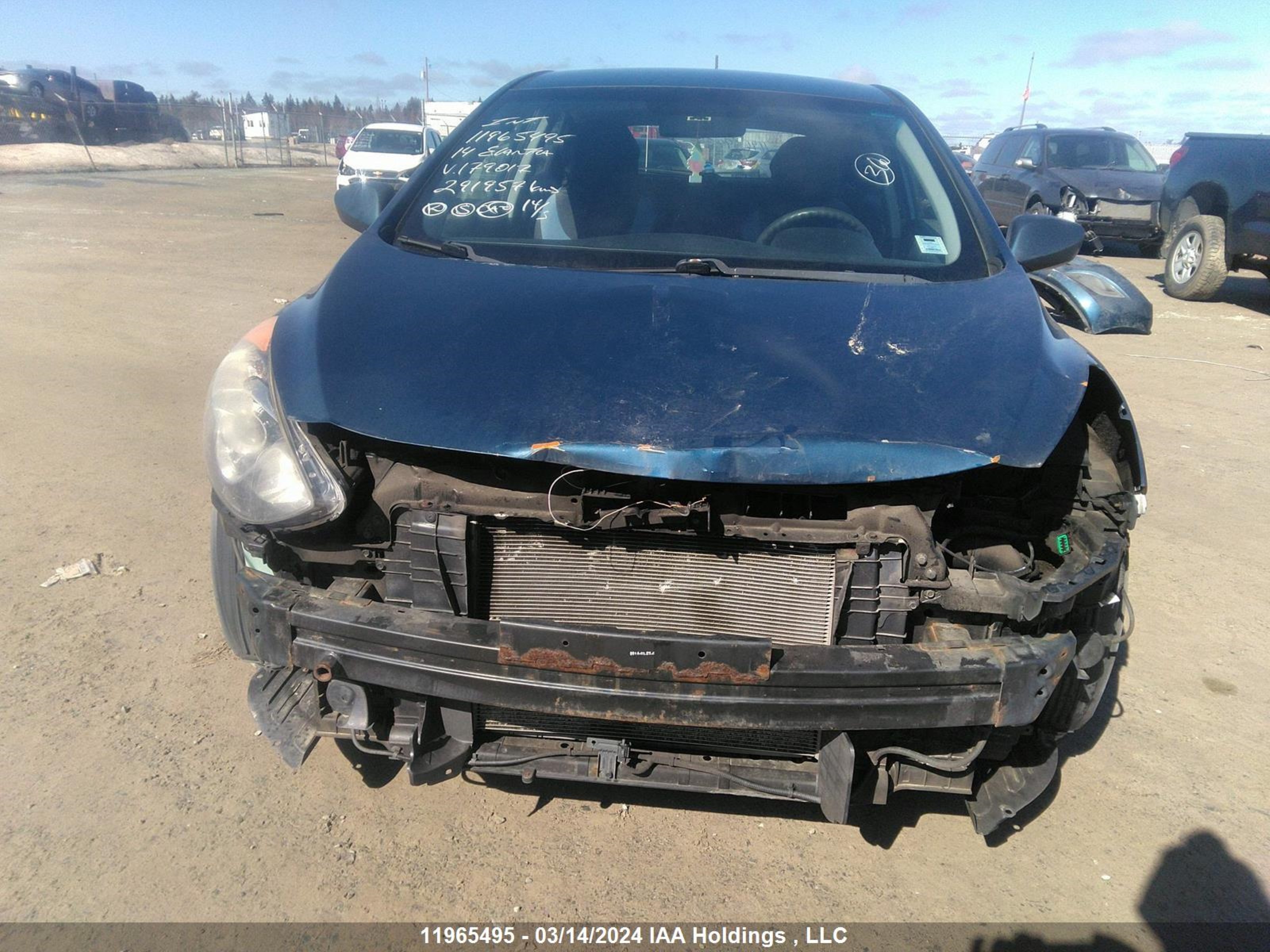 Photo 12 VIN: KMHD25LH2EU179017 - HYUNDAI ELANTRA 