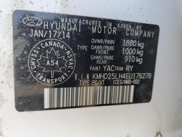 Photo 11 VIN: KMHD25LH4EU176278 - HYUNDAI ELANTRA 