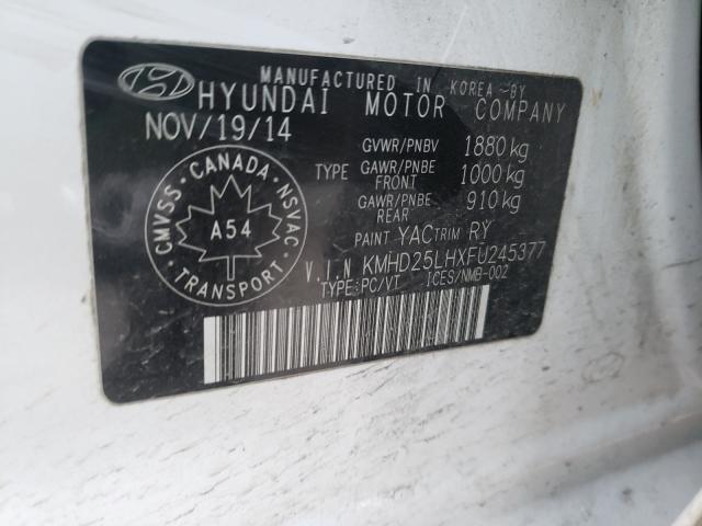 Photo 9 VIN: KMHD25LHXFU245377 - HYUNDAI ELANTRA GT 