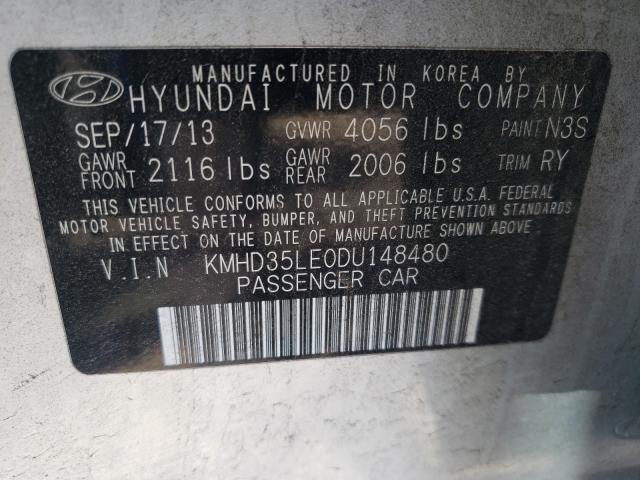 Photo 9 VIN: KMHD35LE0DU148480 - HYUNDAI ELANTRA GT 