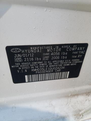 Photo 11 VIN: KMHD35LE1DU024234 - HYUNDAI ELANTRA 