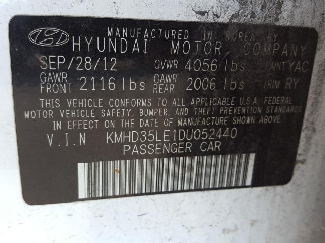 Photo 9 VIN: KMHD35LE1DU052440 - HYUNDAI ELANTRA GT 