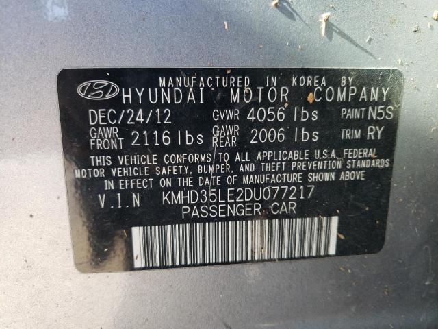 Photo 12 VIN: KMHD35LE2DU077217 - HYUNDAI ELANTRA 