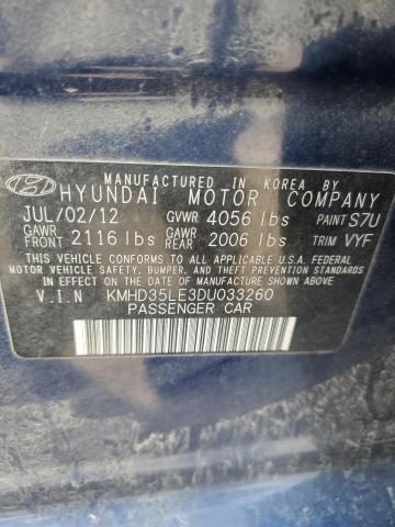 Photo 11 VIN: KMHD35LE3DU033260 - HYUNDAI ELANTRA GT 