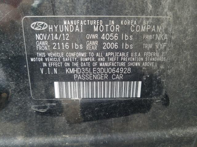 Photo 9 VIN: KMHD35LE3DU064928 - HYUNDAI ELANTRA GT 