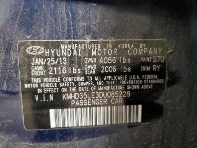 Photo 12 VIN: KMHD35LE3DU085228 - HYUNDAI ELANTRA 