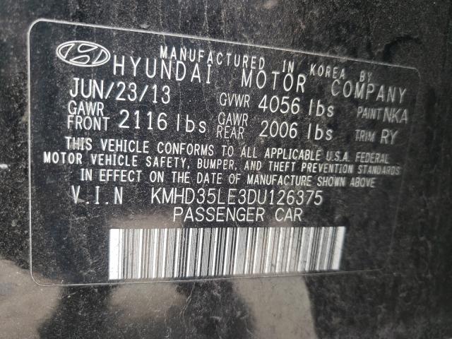 Photo 9 VIN: KMHD35LE3DU126375 - HYUNDAI ELANTRA GT 