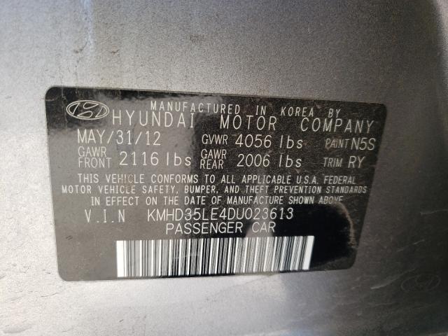 Photo 9 VIN: KMHD35LE4DU023613 - HYUNDAI ELANTRA GT 