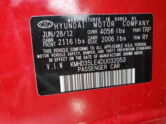 Photo 11 VIN: KMHD35LE4DU032053 - HYUNDAI ELANTRA 