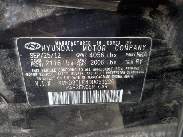 Photo 11 VIN: KMHD35LE4DU051220 - HYUNDAI ELANTRA GT 