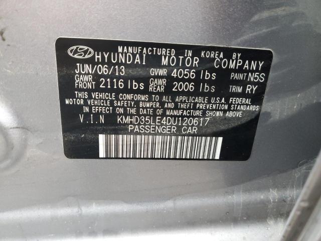 Photo 11 VIN: KMHD35LE4DU120617 - HYUNDAI ELANTRA 