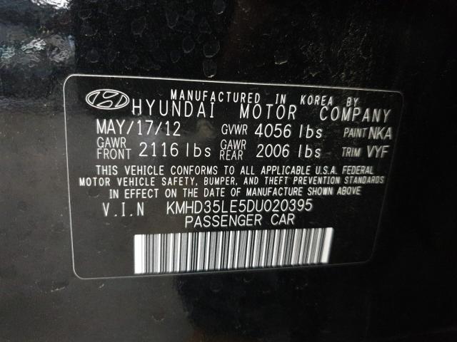 Photo 9 VIN: KMHD35LE5DU020395 - HYUNDAI ELANTRA GT 