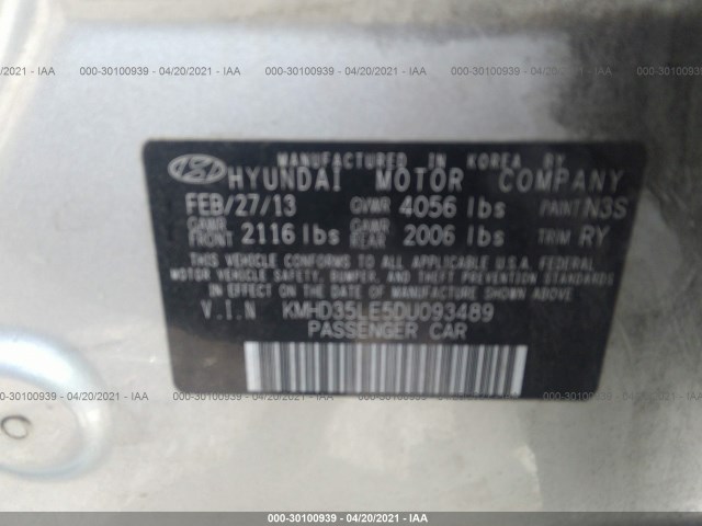 Photo 8 VIN: KMHD35LE5DU093489 - HYUNDAI ELANTRA GT 