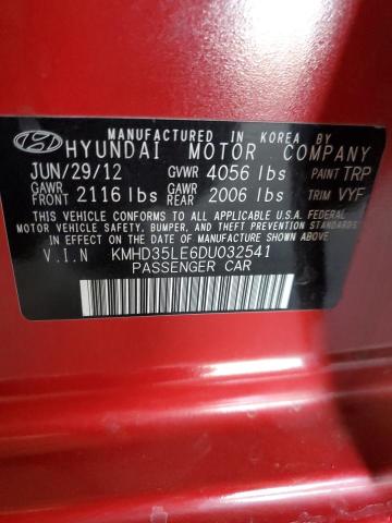 Photo 11 VIN: KMHD35LE6DU032541 - HYUNDAI ELANTRA GT 