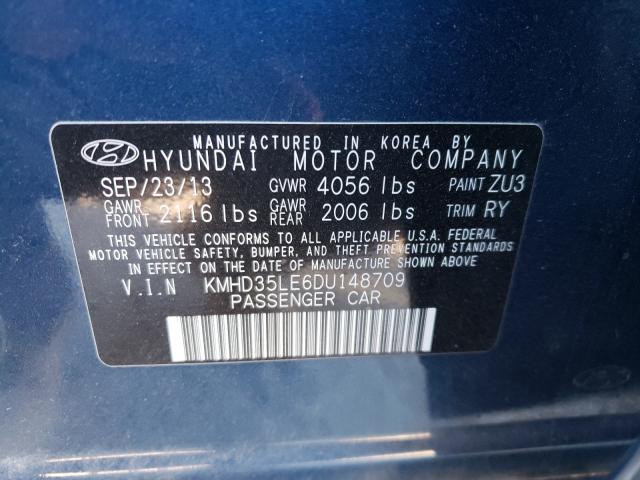 Photo 9 VIN: KMHD35LE6DU148709 - HYUNDAI ELANTRA GT 