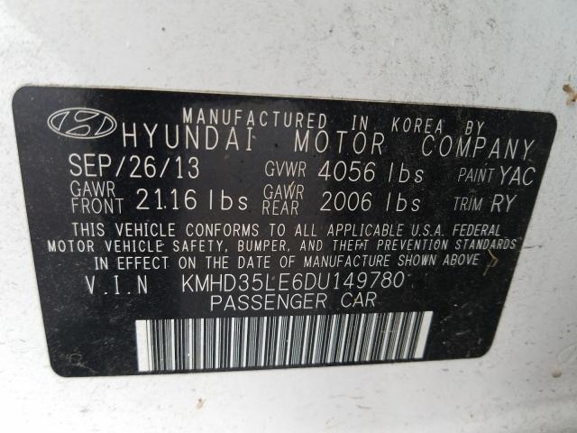 Photo 9 VIN: KMHD35LE6DU149780 - HYUNDAI ELANTRA GT 