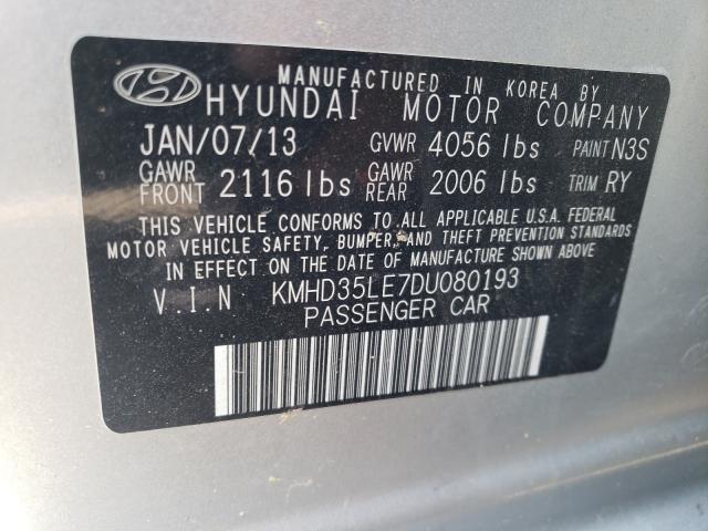 Photo 9 VIN: KMHD35LE7DU080193 - HYUNDAI ELANTRA GT 