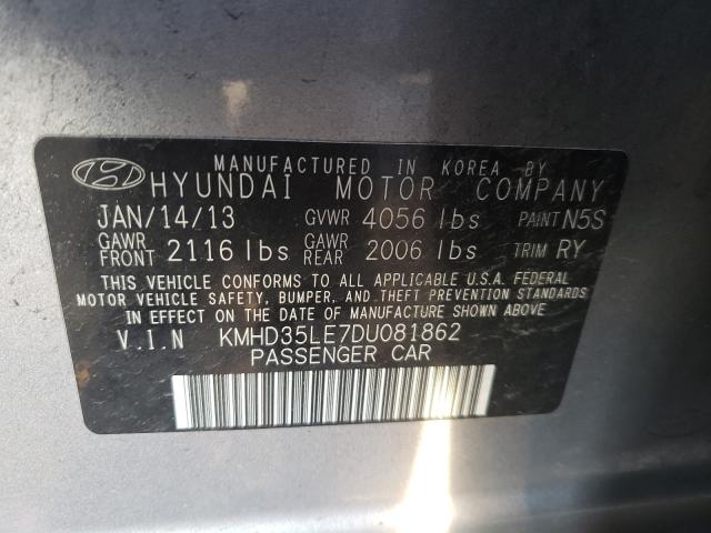 Photo 9 VIN: KMHD35LE7DU081862 - HYUNDAI ELANTRA GT 