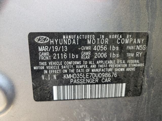 Photo 9 VIN: KMHD35LE7DU098676 - HYUNDAI ELANTRA GT 