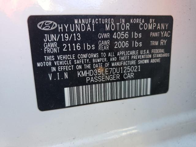 Photo 11 VIN: KMHD35LE7DU125021 - HYUNDAI ELANTRA 