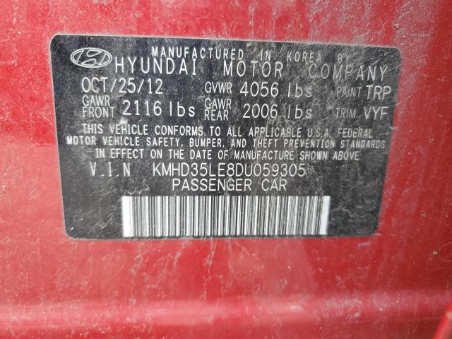 Photo 11 VIN: KMHD35LE8DU059305 - HYUNDAI ELANTRA GT 