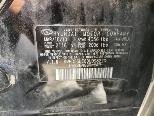 Photo 12 VIN: KMHD35LE8DU098220 - HYUNDAI ELANTRA 