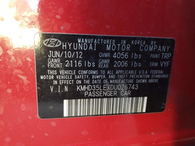 Photo 12 VIN: KMHD35LEXDU026743 - HYUNDAI ELANTRA GT 