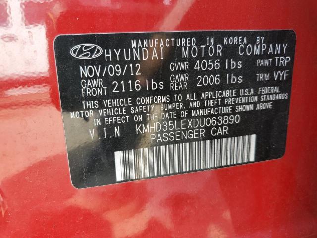 Photo 12 VIN: KMHD35LEXDU063890 - HYUNDAI ELANTRA 