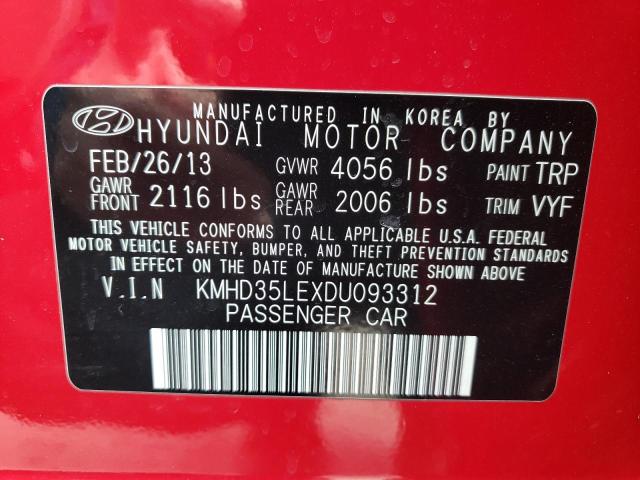 Photo 11 VIN: KMHD35LEXDU093312 - HYUNDAI ELANTRA GT 