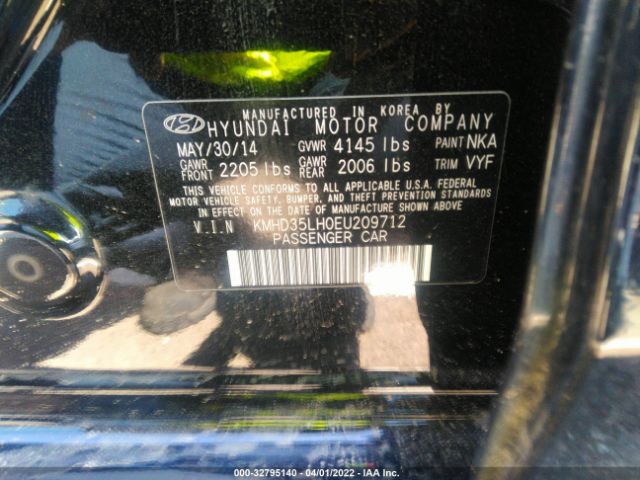 Photo 8 VIN: KMHD35LH0EU209712 - HYUNDAI ELANTRA GT 