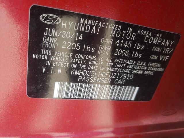 Photo 9 VIN: KMHD35LH0EU217910 - HYUNDAI ELANTRA GT 