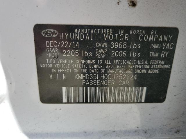 Photo 11 VIN: KMHD35LH0GU252224 - HYUNDAI ELANTRA GT 