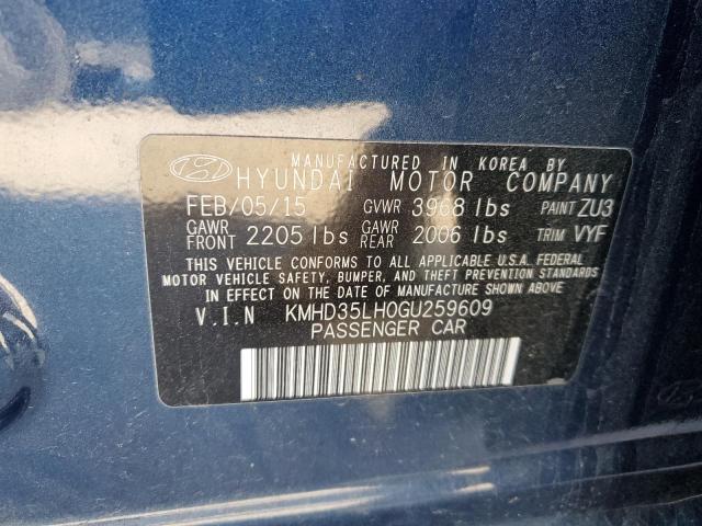 Photo 9 VIN: KMHD35LH0GU259609 - HYUNDAI ELANTRA GT 