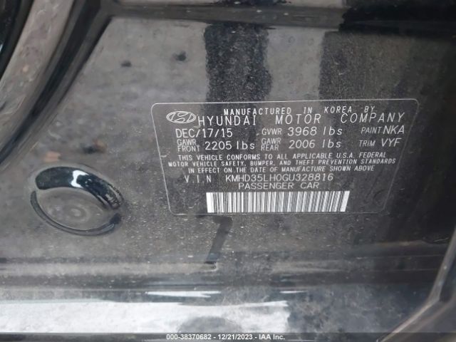 Photo 8 VIN: KMHD35LH0GU328816 - HYUNDAI ELANTRA GT 