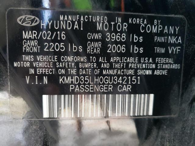 Photo 9 VIN: KMHD35LH0GU342151 - HYUNDAI ELANTRA GT 