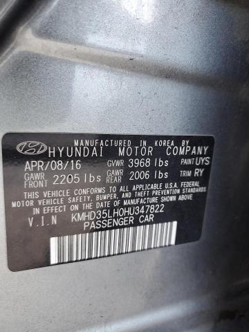 Photo 11 VIN: KMHD35LH0HU347822 - HYUNDAI ELANTRA GT 