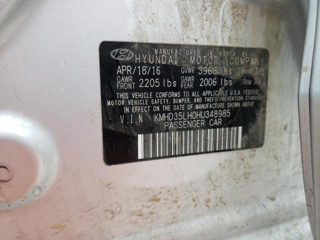 Photo 11 VIN: KMHD35LH0HU348985 - HYUNDAI ELANTRA 