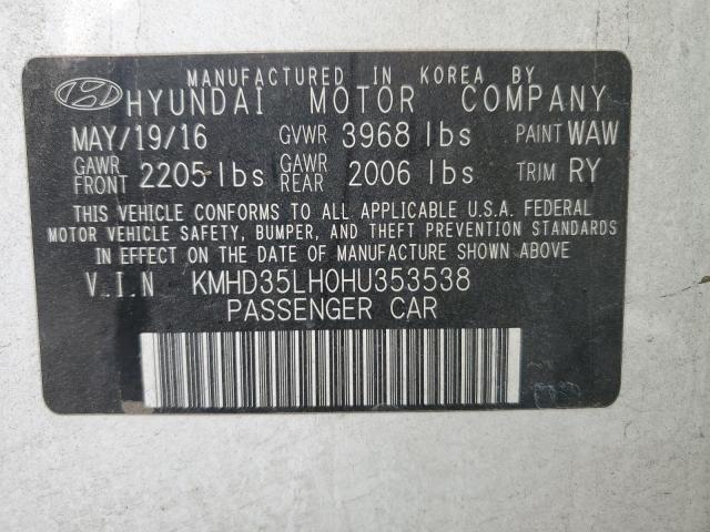 Photo 12 VIN: KMHD35LH0HU353538 - HYUNDAI ELANTRA GT 