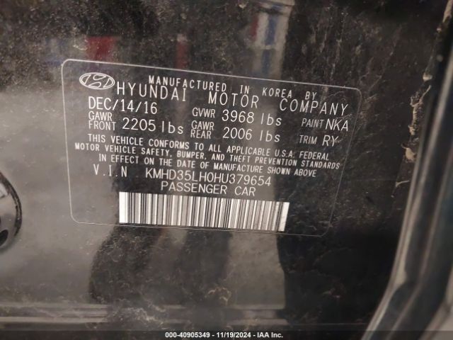 Photo 8 VIN: KMHD35LH0HU379654 - HYUNDAI ELANTRA GT 