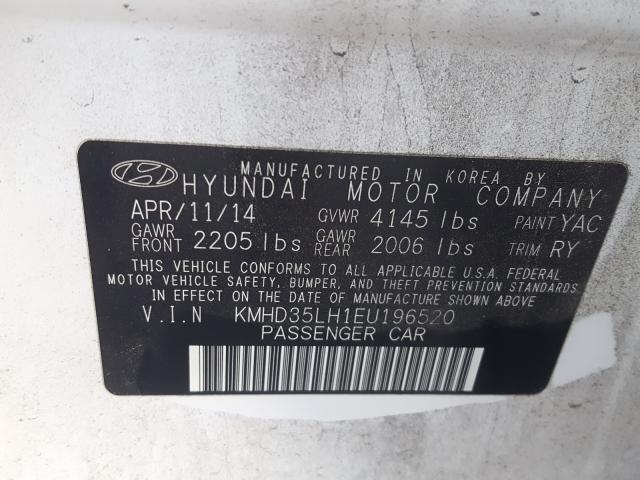 Photo 9 VIN: KMHD35LH1EU196520 - HYUNDAI ELANTRA GT 