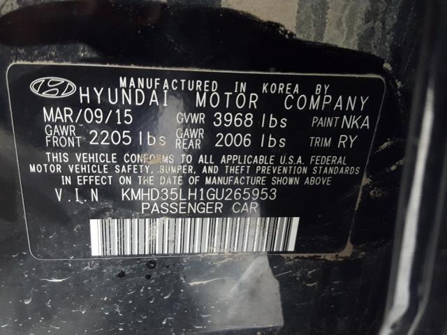 Photo 9 VIN: KMHD35LH1GU265953 - HYUNDAI ELANTRA GT 