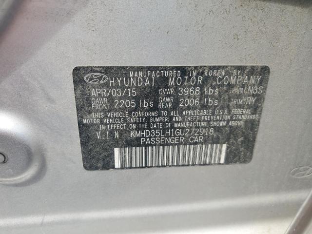 Photo 11 VIN: KMHD35LH1GU272918 - HYUNDAI ELANTRA 