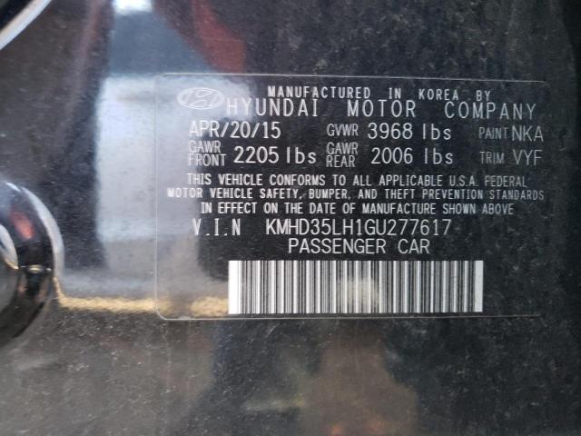 Photo 11 VIN: KMHD35LH1GU277617 - HYUNDAI ELANTRA 