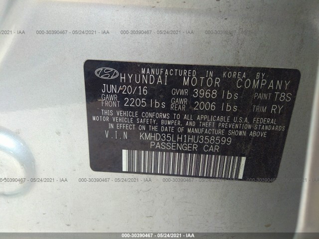 Photo 8 VIN: KMHD35LH1HU358599 - HYUNDAI ELANTRA GT 