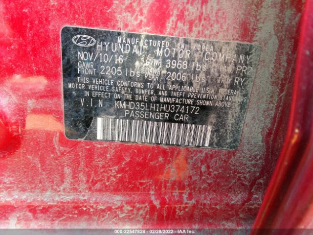 Photo 8 VIN: KMHD35LH1HU374172 - HYUNDAI ELANTRA GT 