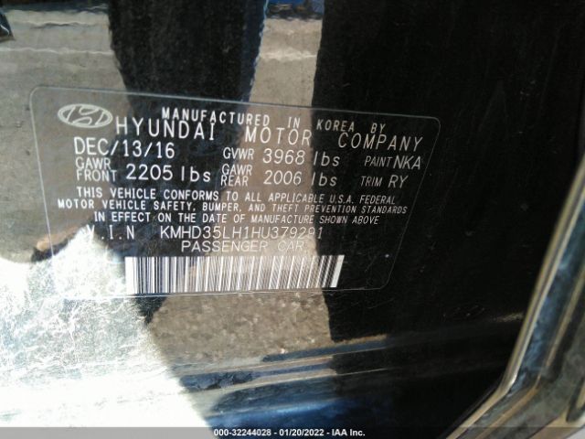 Photo 8 VIN: KMHD35LH1HU379291 - HYUNDAI ELANTRA GT 